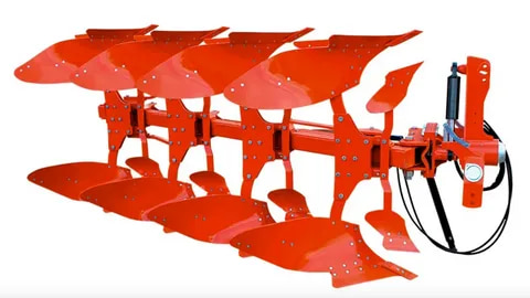 گاوآهن برگردان دار با قابلیت تنظیم زاویه و عمق با شرایط استثنایی